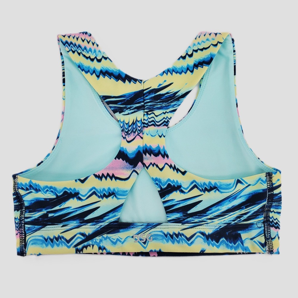 DSG Momentum Sports Bra Graffiti Vibrations Moisture Wicking UV Protection Small - Picture 9 of 9